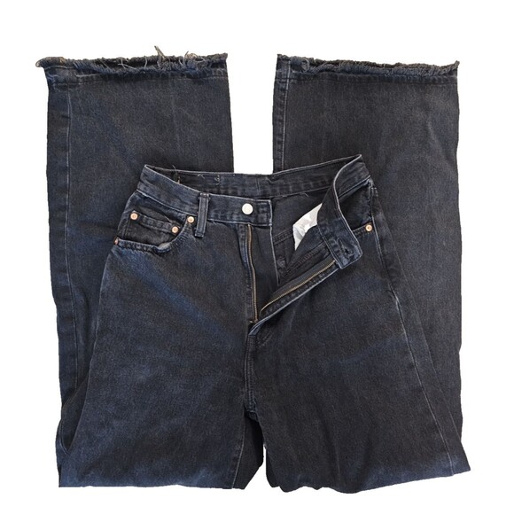 Levi's Black Wide Leg Jeans - Picture 3 of 8